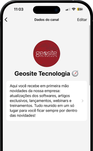 Informe no celular
